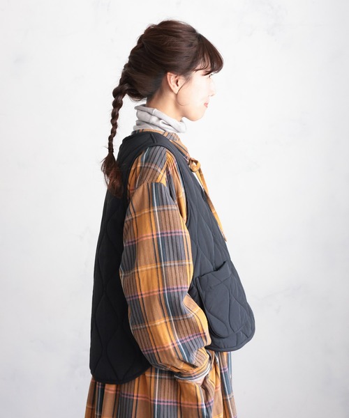 ソウルベリーsoulberry ベスト　Mサイズ soulberry（ソウルベリー） ベスト ジレ 秋の気配を重ねるベスト