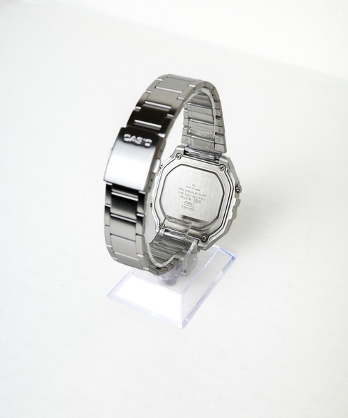 CASIO(カシオ)の「/CASIO(カシオ)/CLASSIC DIGITAL round ROUND& SQUARE FACE(デジタル腕時計・メンズ・シルバー/グリーン・FREE)」の5枚目の写真
