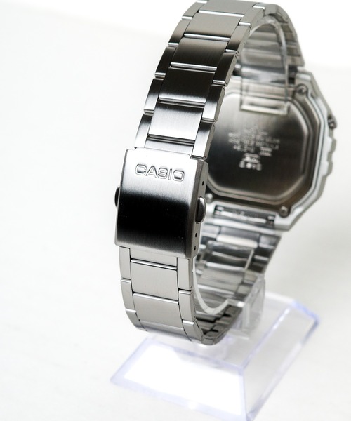 CASIO(カシオ)の「/CASIO(カシオ)/CLASSIC DIGITAL round ROUND& SQUARE FACE(デジタル腕時計・メンズ・シルバー/グリーン・FREE)」の4枚目の写真