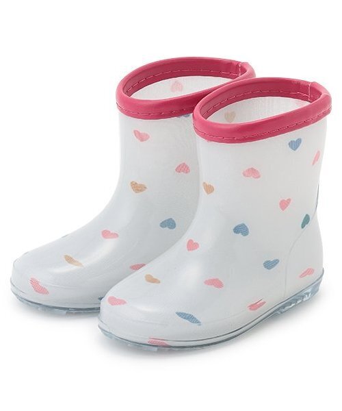 petit main（プティマイン）の「総柄レインブーツ（レインシューズ・キッズ・ライトグリーン/カラフル/ライトピンク/ラベンダー・15cm/19cm/14cm/18cm/17cm/16cm）」の3枚目の写真
