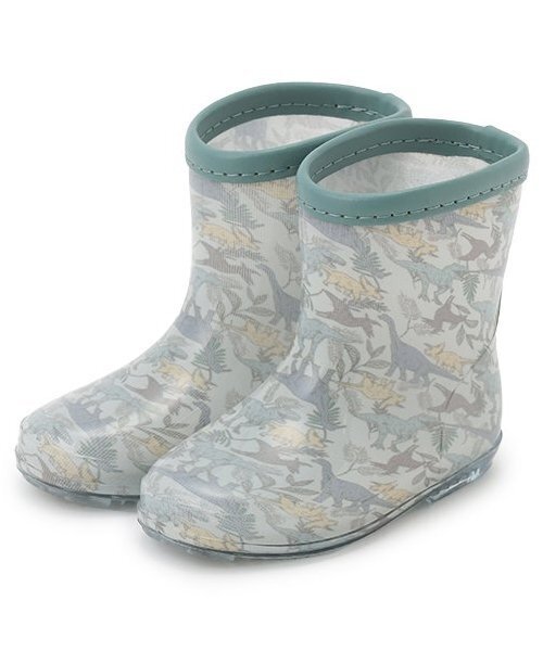 petit main（プティマイン）の「総柄レインブーツ（レインシューズ・キッズ・ライトグリーン/カラフル/ライトピンク/ラベンダー・15cm/19cm/14cm/18cm/17cm/16cm）」の4枚目の写真
