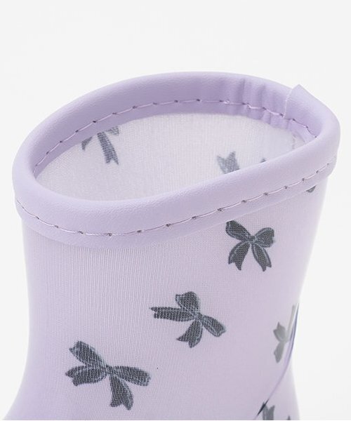 petit main（プティマイン）の「総柄レインブーツ（レインシューズ・キッズ・ライトグリーン/カラフル/ライトピンク/ラベンダー・15cm/19cm/14cm/18cm/17cm/16cm）」の9枚目の写真