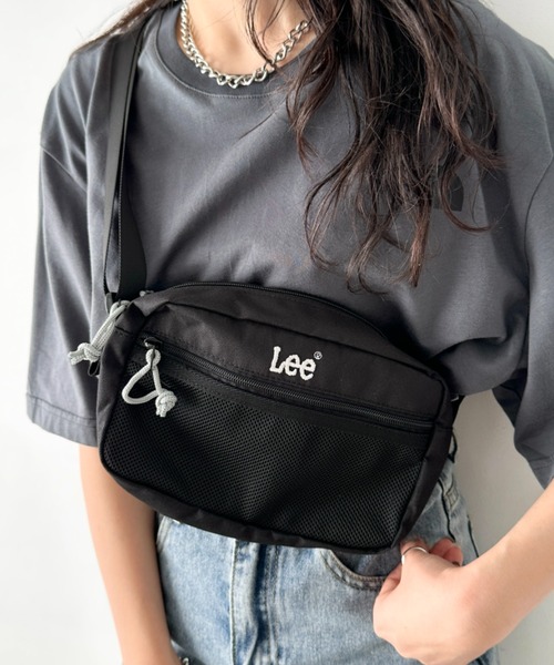 Lee(リー)の「Lee/リー 推し活 ヨコ ショルダーバッグ/メッシュポケット(ショルダーバッグ・レディース・ピンク/パープル/ブルー/シルバー/ブラック・FREE)」の5枚目の写真