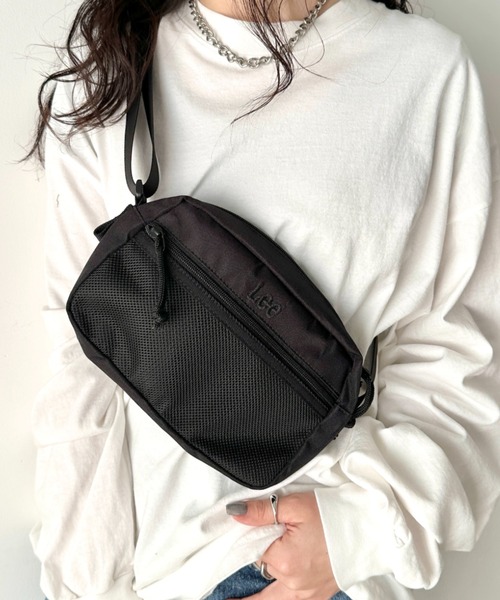 【ユーティリティ セットアップ】リラックス ショルダーZIPカットソー セール】 【Lee別注】ポケットショルダーバッグ （ショルダー