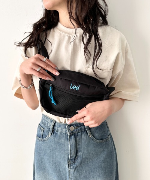 Lee(リー)の「Lee/リー 推し活 ヨコ ショルダーバッグ/メッシュポケット(ショルダーバッグ・レディース・ピンク/パープル/ブルー/シルバー/ブラック・FREE)」の11枚目の写真