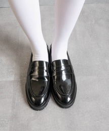 完売品‼︎ fabby fabby  シンプルフラットローファー ブラックL FABBY FABBY. レディースシューズ 公式オンラインショップ