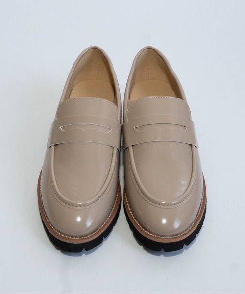 Fabby fabby（ファビィーファビィー）の「厚底ローファー（ローファー・レディース・ブラック系その他/ブラック/ベージュ/ブラウン・LARGE/MEDIUM/SMALL）」の20枚目の写真