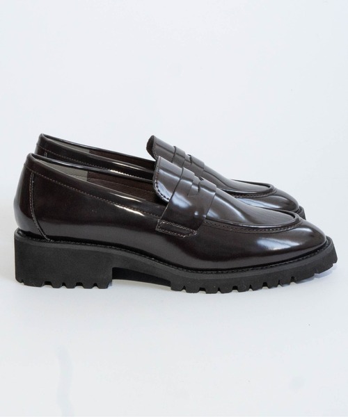 Fabby fabby（ファビィーファビィー）の「厚底ローファー（ローファー・レディース・ブラック系その他/ブラック/ベージュ/ブラウン・LARGE/MEDIUM/SMALL）」の17枚目の写真