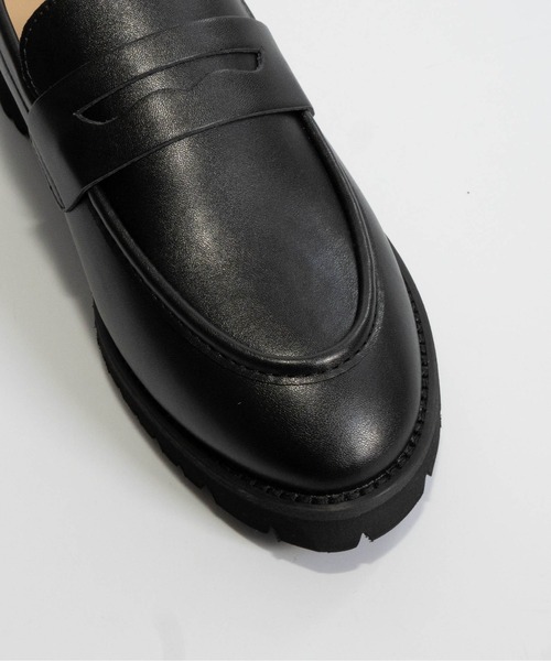 Fabby fabby（ファビィーファビィー）の「厚底ローファー（ローファー・レディース・ブラック系その他/ブラック/ベージュ/ブラウン・LARGE/MEDIUM/SMALL）」の7枚目の写真