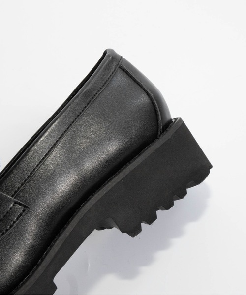 Fabby fabby（ファビィーファビィー）の「厚底ローファー（ローファー・レディース・ブラック系その他/ブラック/ベージュ/ブラウン・LARGE/MEDIUM/SMALL）」の5枚目の写真