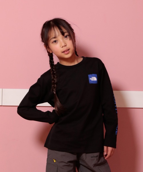 THE NORTH FACE(ザノースフェイス)の「THE NORTH FACE ザ・ノース・フェイス ロングスリーブスリーブグラフィックティー NTJ32537(Tシャツ/カットソー・キッズ・ブラック/ホワイト/ライトブルー/ダークグリーン/ブラック系その他・130cm/140cm/150cm/160cm)」の14枚目の写真
