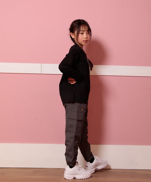 THE NORTH FACE(ザノースフェイス)の「THE NORTH FACE ザ・ノース・フェイス ロングスリーブスリーブグラフィックティー NTJ32537(Tシャツ/カットソー・キッズ・ブラック/ホワイト/ライトブルー/ダークグリーン/ブラック系その他・130cm/140cm/150cm/160cm)」の18枚目の写真