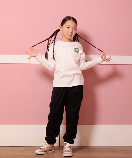 THE NORTH FACE(ザノースフェイス)の「THE NORTH FACE ザ・ノース・フェイス ロングスリーブスリーブグラフィックティー NTJ32537(Tシャツ/カットソー・キッズ・ブラック/ホワイト/ライトブルー/ダークグリーン/ブラック系その他・130cm/140cm/150cm/160cm)」の10枚目の写真