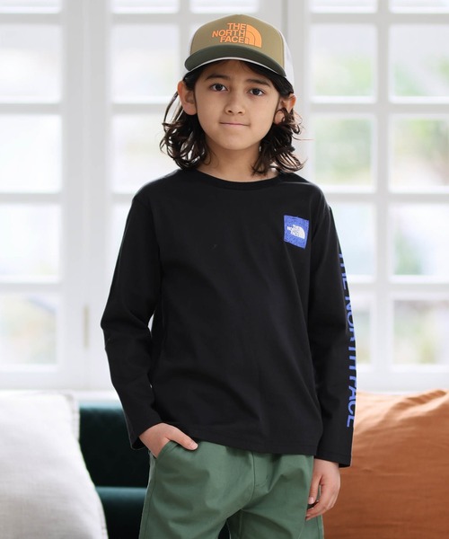THE NORTH FACE(ザノースフェイス)の「THE NORTH FACE ザ・ノース・フェイス ロングスリーブスリーブグラフィックティー NTJ32537(Tシャツ/カットソー・キッズ・ブラック/ホワイト/ライトブルー/ダークグリーン/ブラック系その他・130cm/140cm/150cm/160cm)」の22枚目の写真