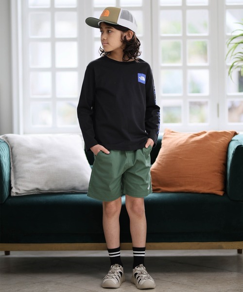 THE NORTH FACE(ザノースフェイス)の「THE NORTH FACE ザ・ノース・フェイス ロングスリーブスリーブグラフィックティー NTJ32537(Tシャツ/カットソー・キッズ・ブラック/ホワイト/ライトブルー/ダークグリーン/ブラック系その他・130cm/140cm/150cm/160cm)」の20枚目の写真