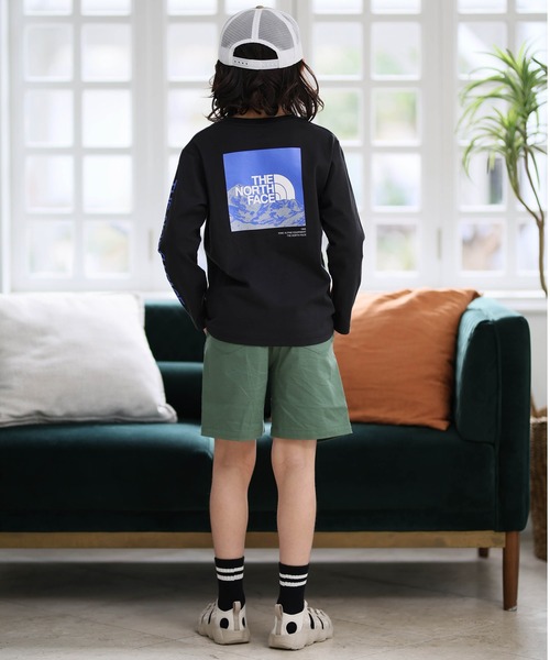 THE NORTH FACE(ザノースフェイス)の「THE NORTH FACE ザ・ノース・フェイス ロングスリーブスリーブグラフィックティー NTJ32537(Tシャツ/カットソー・キッズ・ブラック/ホワイト/ライトブルー/ダークグリーン/ブラック系その他・130cm/140cm/150cm/160cm)」の18枚目の写真