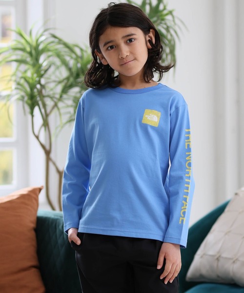 THE NORTH FACE(ザノースフェイス)の「THE NORTH FACE ザ・ノース・フェイス ロングスリーブスリーブグラフィックティー NTJ32537(Tシャツ/カットソー・キッズ・ブラック/ホワイト/ライトブルー/ダークグリーン/ブラック系その他・130cm/140cm/150cm/160cm)」の17枚目の写真