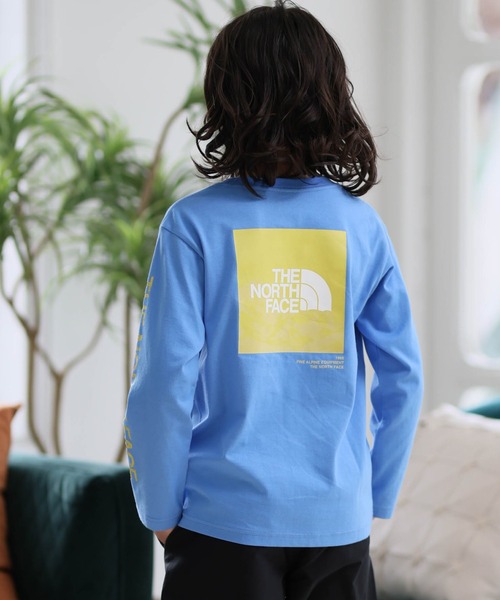 THE NORTH FACE(ザノースフェイス)の「THE NORTH FACE ザ・ノース・フェイス ロングスリーブスリーブグラフィックティー NTJ32537(Tシャツ/カットソー・キッズ・ブラック/ホワイト/ライトブルー/ダークグリーン/ブラック系その他・130cm/140cm/150cm/160cm)」の16枚目の写真