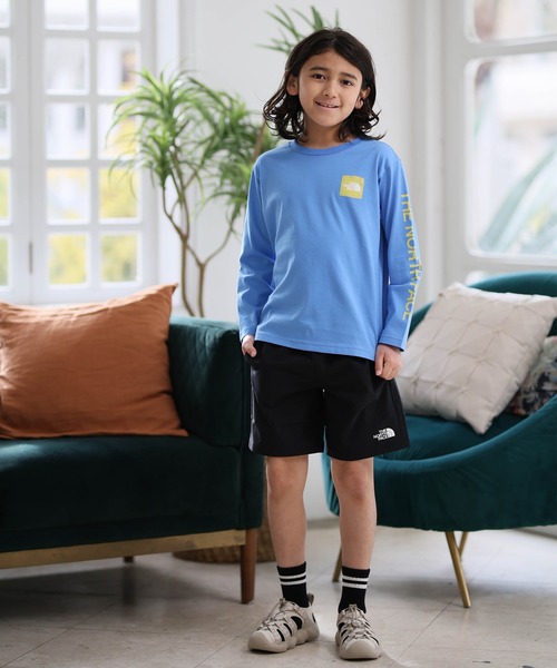 THE NORTH FACE(ザノースフェイス)の「THE NORTH FACE ザ・ノース・フェイス ロングスリーブスリーブグラフィックティー NTJ32537(Tシャツ/カットソー・キッズ・ブラック/ホワイト/ライトブルー/ダークグリーン/ブラック系その他・130cm/140cm/150cm/160cm)」の15枚目の写真