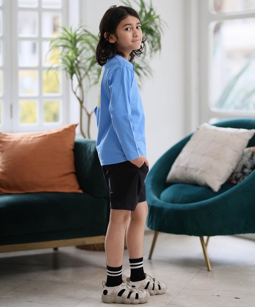 THE NORTH FACE(ザノースフェイス)の「THE NORTH FACE ザ・ノース・フェイス ロングスリーブスリーブグラフィックティー NTJ32537(Tシャツ/カットソー・キッズ・ブラック/ホワイト/ライトブルー/ダークグリーン/ブラック系その他・130cm/140cm/150cm/160cm)」の14枚目の写真