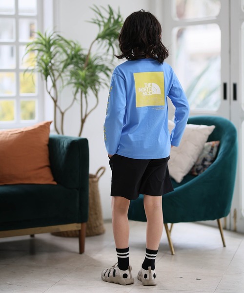 THE NORTH FACE(ザノースフェイス)の「THE NORTH FACE ザ・ノース・フェイス ロングスリーブスリーブグラフィックティー NTJ32537(Tシャツ/カットソー・キッズ・ブラック/ホワイト/ライトブルー/ダークグリーン/ブラック系その他・130cm/140cm/150cm/160cm)」の13枚目の写真