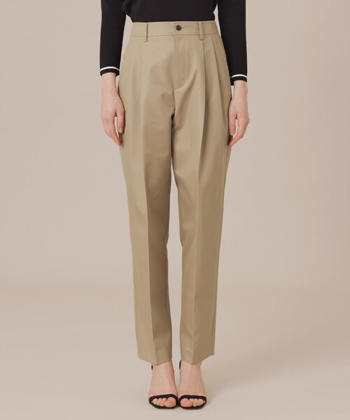 MACKINTOSH LONDON（マッキントッシュ ロンドン）の「ハイブリッドギャバジンテーパードパンツ（その他パンツ・レディース・ネイビー/ベージュ・36/38）」の6枚目の写真