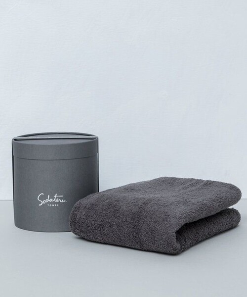 FREAK'S STORE（フリークスストア）の「Sodateru Towel/ソダテルタオル FEEL 育てるタオル バスタオル（ハンカチ/ハンドタオル・レディース・オリーブ/チャコールグレー/ライトグレー・ONE SIZE）」の2枚目の写真