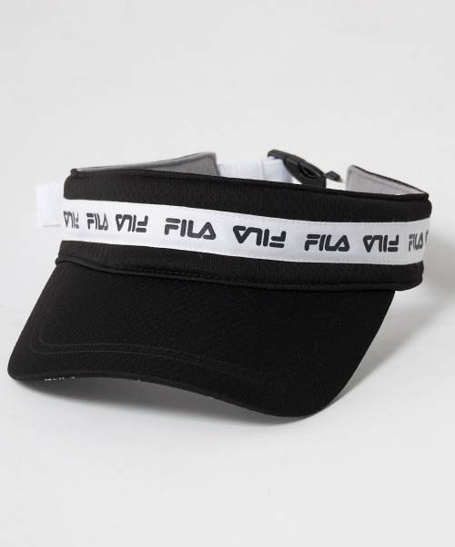 【4点セット】◆Kappa◆ サンバイザー キュロット ◆FILA◆ シャツ セール】【FILA GOLF】ロゴテープ 軽量サンバイザー（サン