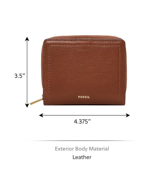 FOSSIL（フォッシル）の「フォッシル 多機能バッグ レディース レザー ブラウン  SL7923200（財布・レディース・ブラウン・FREE）」の5枚目の写真