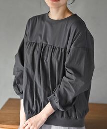 rps（アールピーエス）の「布帛切替ギャザーカットプルオーバー（Tシャツ/カットソー）」