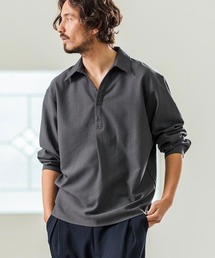 Magine（マージン）の「ms5975- Skipper & Pullover Design Long Sleeve shirts スキッパーシャツ（シャツ/ブラウス）」