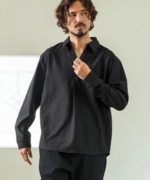 Magine（マージン）の「ms5975- Skipper & Pullover Design Long Sleeve shirts スキッパーシャツ（シャツ/ブラウス）」