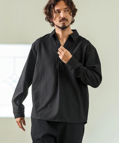 PROTAGONISTA プロタゴニスタ Gather Sleeve Skipper スキッパー