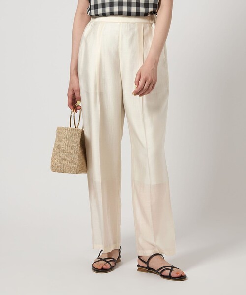 【BCBG MAXAZRIA】上品な透け感が魅力のエアリーシアーパンツ BCBG MAXAZRIA】上品な透け感が魅力のエアリーシアーパンツ パンツ
