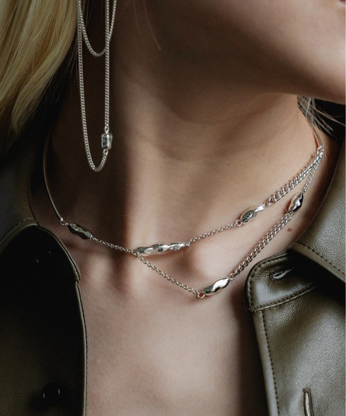 loni（ロニ）の「Nuance Stone Choker（チョーカー・レディース・ゴールド/シルバー・FREE）」の20枚目の写真