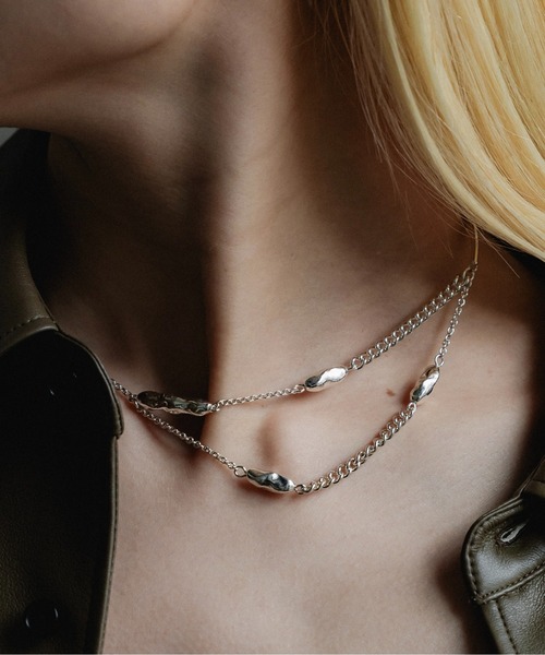 loni（ロニ）の「Nuance Stone Choker（チョーカー・レディース・ゴールド/シルバー・FREE）」の21枚目の写真
