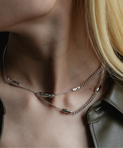 loni（ロニ）の「Nuance Stone Choker（チョーカー・レディース・ゴールド/シルバー・FREE）」の22枚目の写真