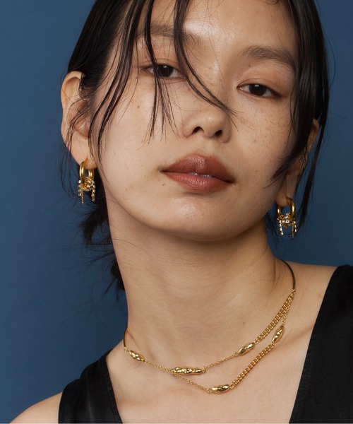 loni（ロニ）の「Nuance Stone Choker（チョーカー・レディース・ゴールド/シルバー・FREE）」の9枚目の写真