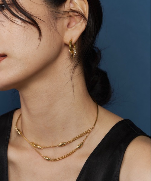 loni（ロニ）の「Nuance Stone Choker（チョーカー・レディース・ゴールド/シルバー・FREE）」の12枚目の写真