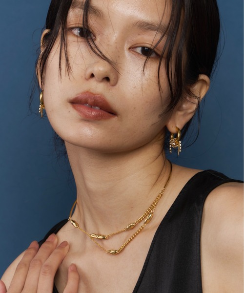 loni（ロニ）の「Nuance Stone Choker（チョーカー・レディース・ゴールド/シルバー・FREE）」の13枚目の写真