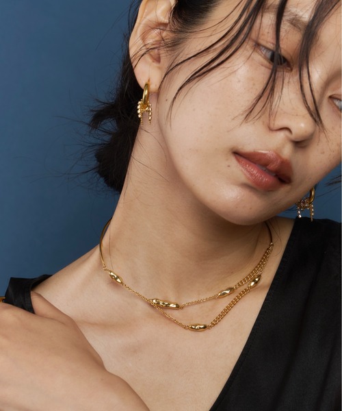 loni（ロニ）の「Nuance Stone Choker（チョーカー・レディース・ゴールド/シルバー・FREE）」の15枚目の写真