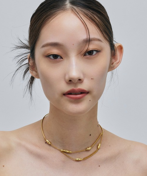 loni（ロニ）の「Nuance Stone Choker（チョーカー・レディース・ゴールド/シルバー・FREE）」の3枚目の写真