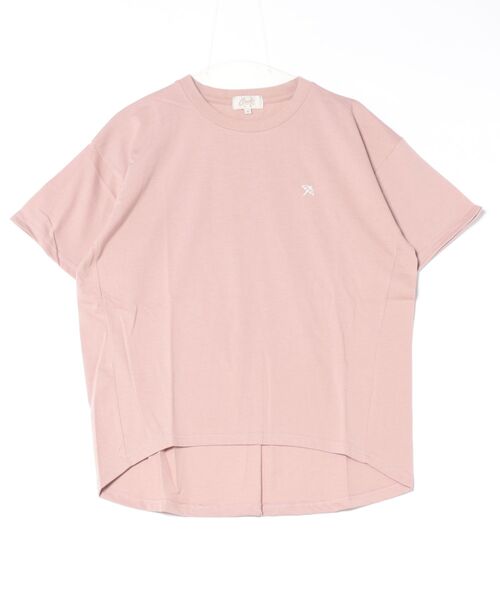 Arnie Arnold Palmer(アーニーアーノルドパーマー)の「Arnie Arnold Palmer / arnie 天竺コクーンシルエットTシャツ / 8051574(Tシャツ/カットソー・レディース・チャコールグレー/ホワイト/ピンク・MEDIUM/LARGE)」の3枚目の写真