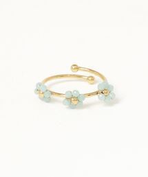 rae（レイ）の「【rae】フラワービーズオープンリング（リング）」