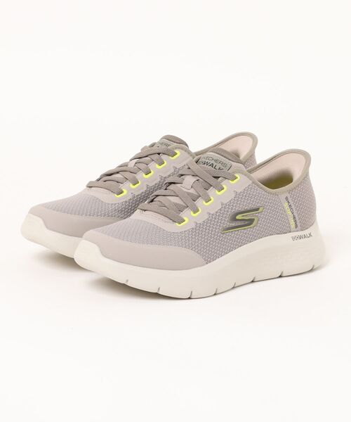 SKECHERS(スケッチャーズ)の「《SKECHERS》GO WALK FLEX(スニーカー・メンズ・ブラック×ブラック/グレー系その他・25.0cm/25.5cm/26.0cm/26.5cm/27.0cm)」の1枚目の写真