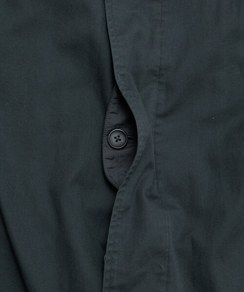 FREAK'S STORE(フリークスストア)の「フェード加工 ステンカラーコート/バルマカーンコート(ステンカラーコート・メンズ・チャコールグレー/ベージュ・LARGE/MEDIUM)」の10枚目の写真