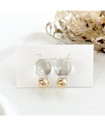 【S.coeuf】【S.coeuf】金属アレルギー対応ピアス　フォンダンしゃぼん(MA)