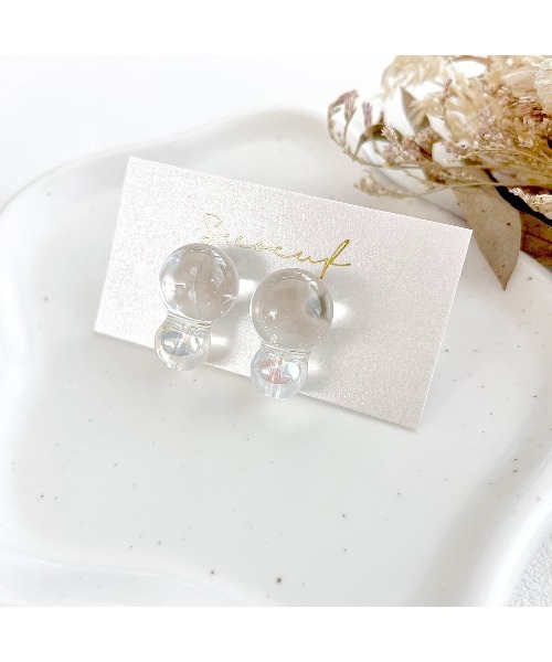tone(トーン)の「【S.coeuf】【S.coeuf】金属アレルギー対応ピアス フォンダンしゃぼん(MA)(ピアス(両耳用)・レディース・ブラック/その他/シルバー/ゴールド・FREE)」の13枚目の写真