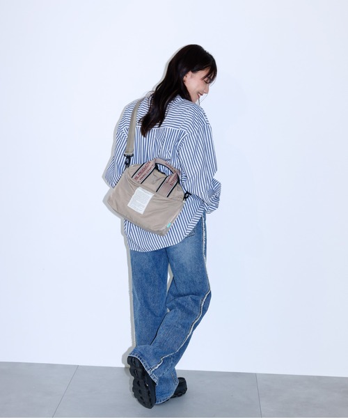 THEATRE PRODUCTS（シアタープロダクツ）の「【THEATRE PRODUCTS/シアタープロダクツ】 NAUGHTIAM別注 2wayミニボストン（ボストンバッグ・レディース・グレー/ベージュ/ブラック・FREE）」の16枚目の写真