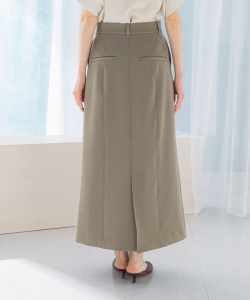 ROSSO アーバンリサーチロッソ キーネックウエストタックワンピース 